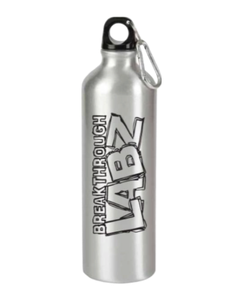 Official Breakthrough Labz Silver Aluminum Sports Bottle!
